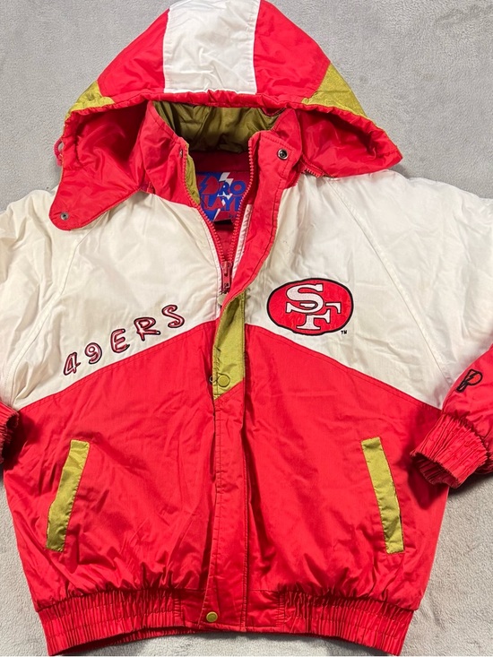 Pro Player Other - 🔥🚨Vintage 90’s San Francisco 49ers Pro Player Jacket Size Large Big Spellout.